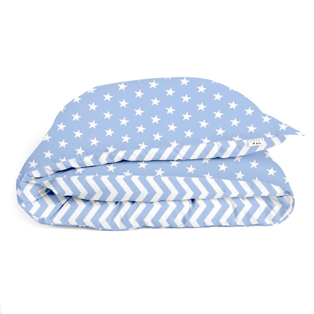 Пододеяльник евро Cosas Stars Blue Zigzag 200х220 см (4822052048580)