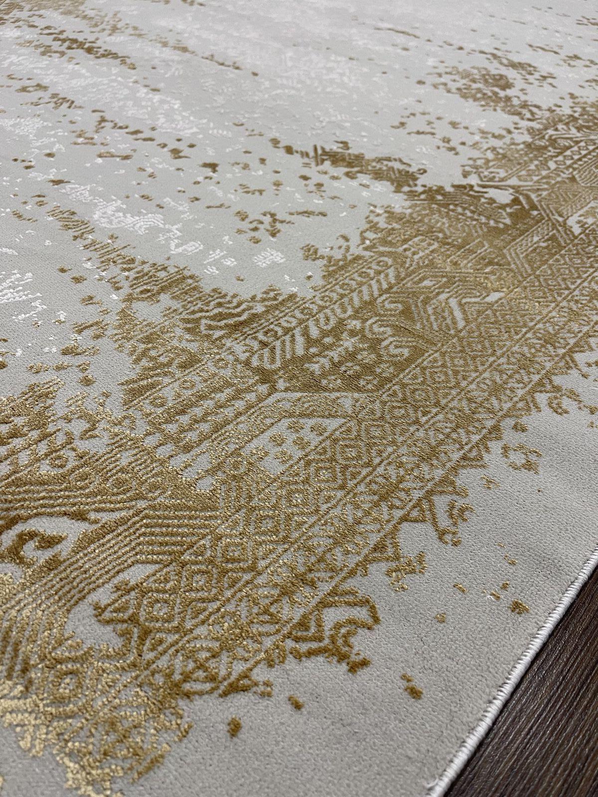 Килим Capella 5997E 1,6х2,3 м Light Grey/Yellow (6380-12) - фото 5