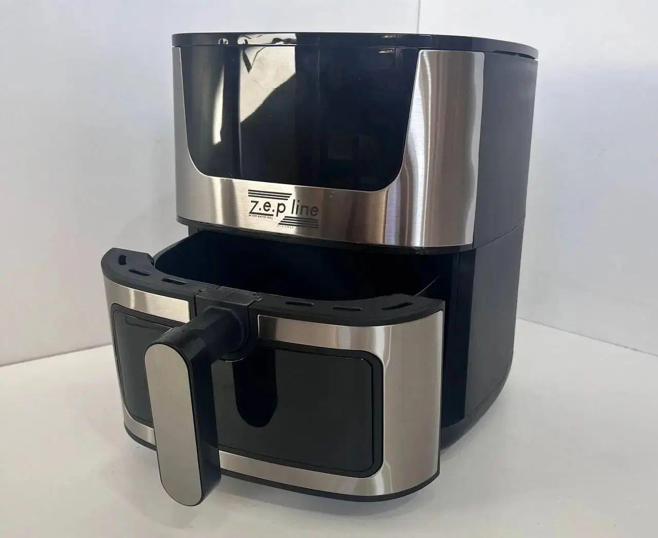 Аэрофритюрница ZepLine ZP-092 8 л 3000W 80-200°C (opt-102168) Аэрофритюрница ZepLine ZP-092 8 л 3000W 80-200°C (opt-102168)