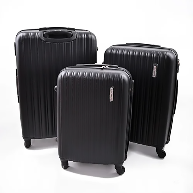 Набор чемоданов туристических пластиковых на колесиках Hoz (MMS-12692-8)