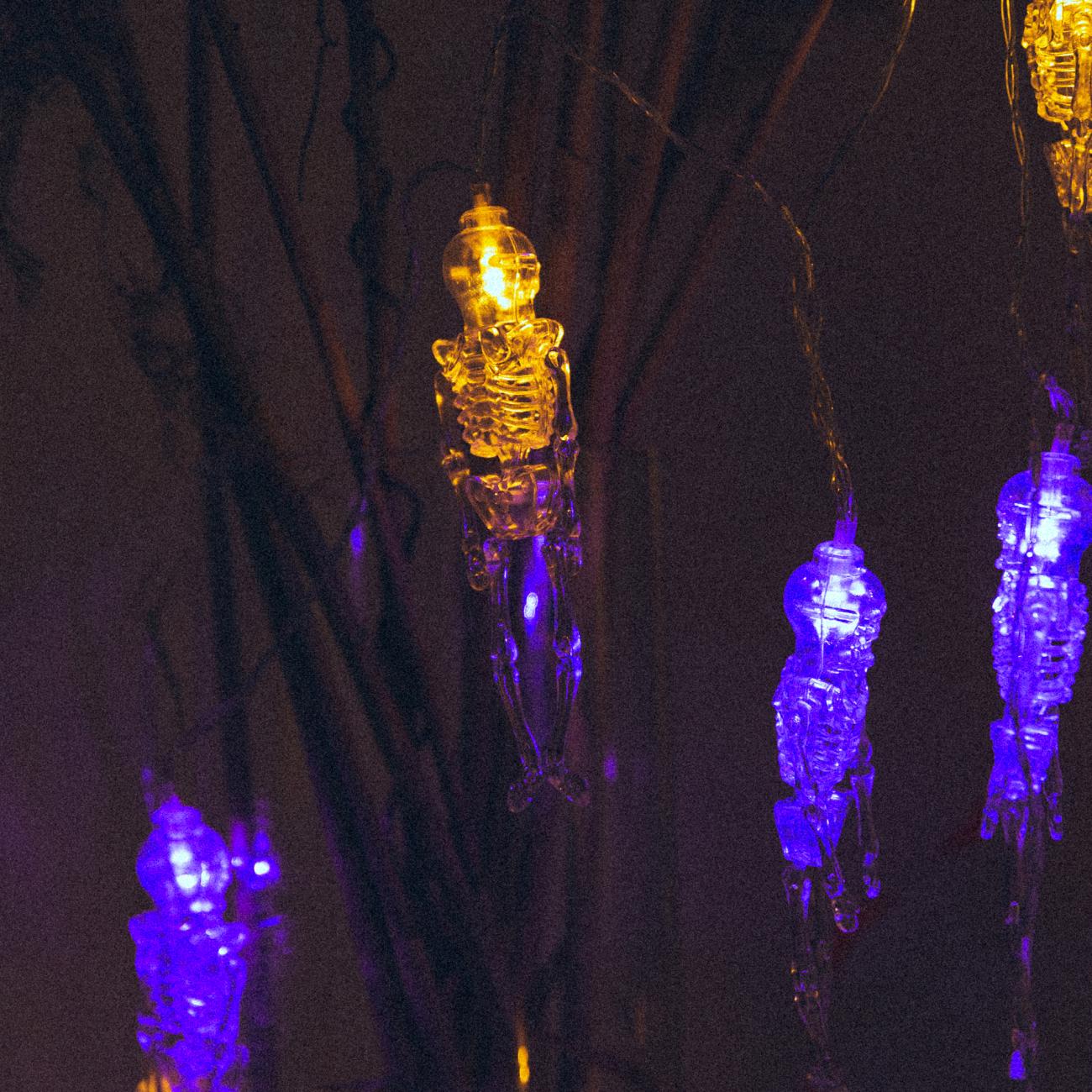 Електрогірлянда YES! Fun Halloween Skeletons LED на батарейках 11 фігурок 2 м (801175) - фото 3