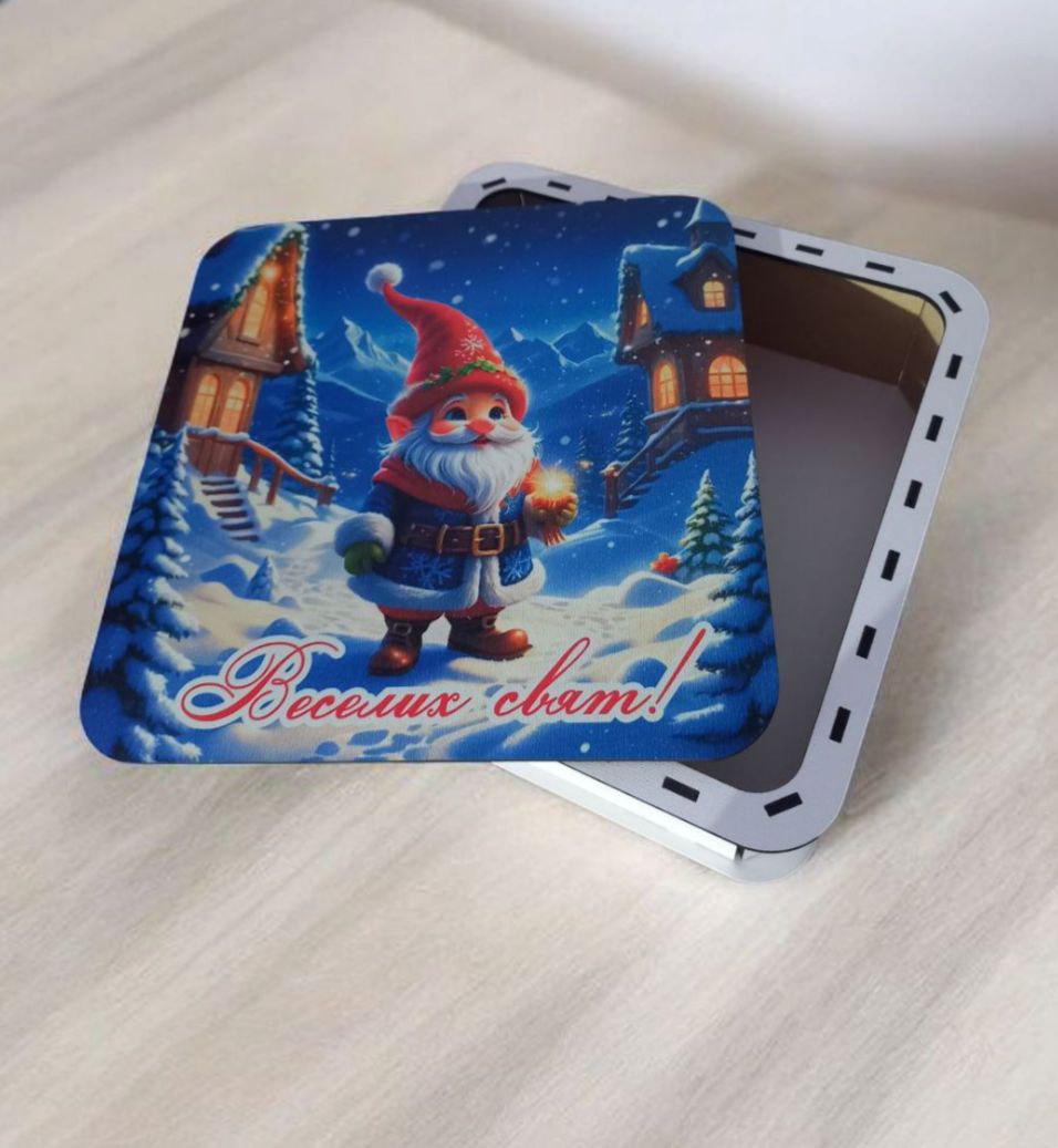 Коробка деревянная новогодняя под наполнения сладостями для детей 20 см (144) Коробка деревянная новогодняя под наполнения сладостями для детей 20 см (144)