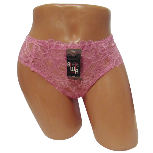Трусы кружевные Biweier 364 2XL Розовый