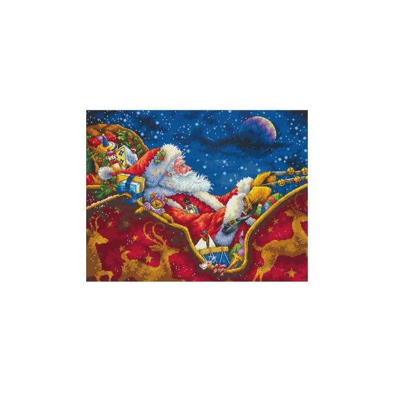 Набор для вышивания крестиком Dimensions 70-08934 Santa's Midnight Ride (13997)