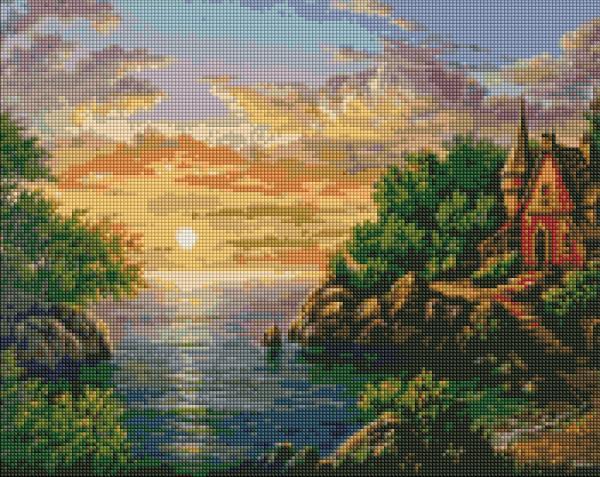 Алмазная мозаика Идейка Закат 40х50 см (AMO7345-mt)