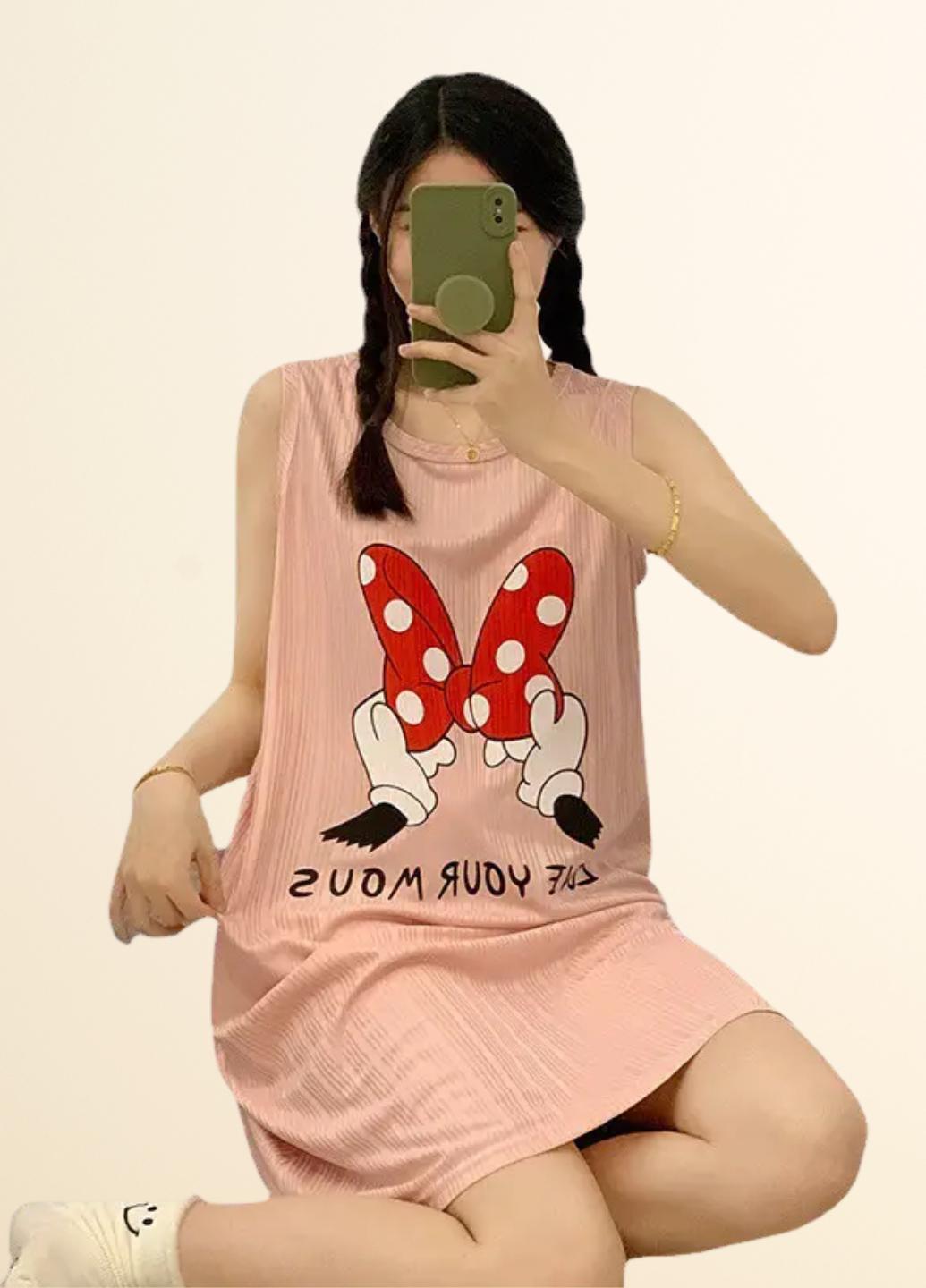 Ночная рубашка женская Fun and Comfort M Розовый (1711-42) - фото 2 Ночная рубашка женская Fun and Comfort M Розовый (1711-42) - фото 2