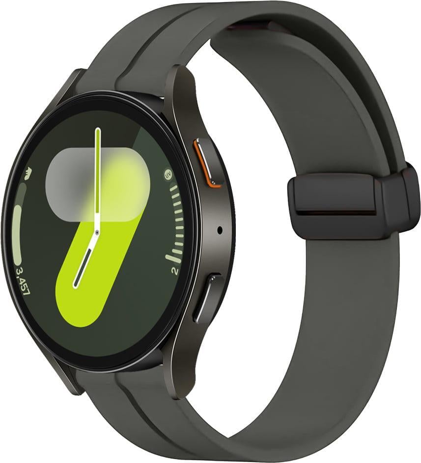Ремешок силиконовый Rysta для Samsung Galaxy Watch7 40 мм/44 мм Dark Grey (41682-25)