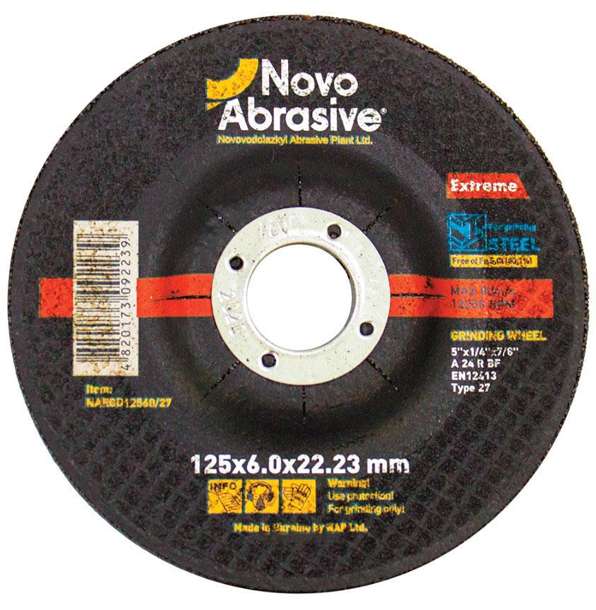 Зачистной диск NovoAbrasive 125х6х22,23 мм (23192)
