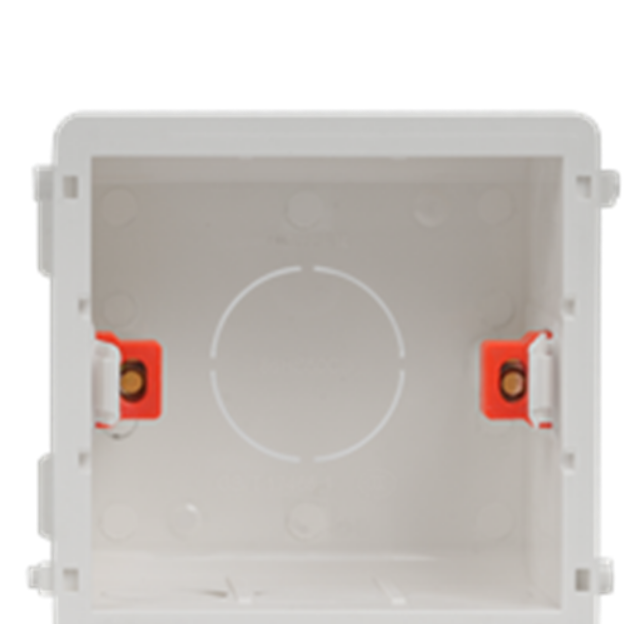 Підрозетник квадратний MERALLI внутрішнього монтажу горизонтальний Білий (SWKMGV002) - фото 3