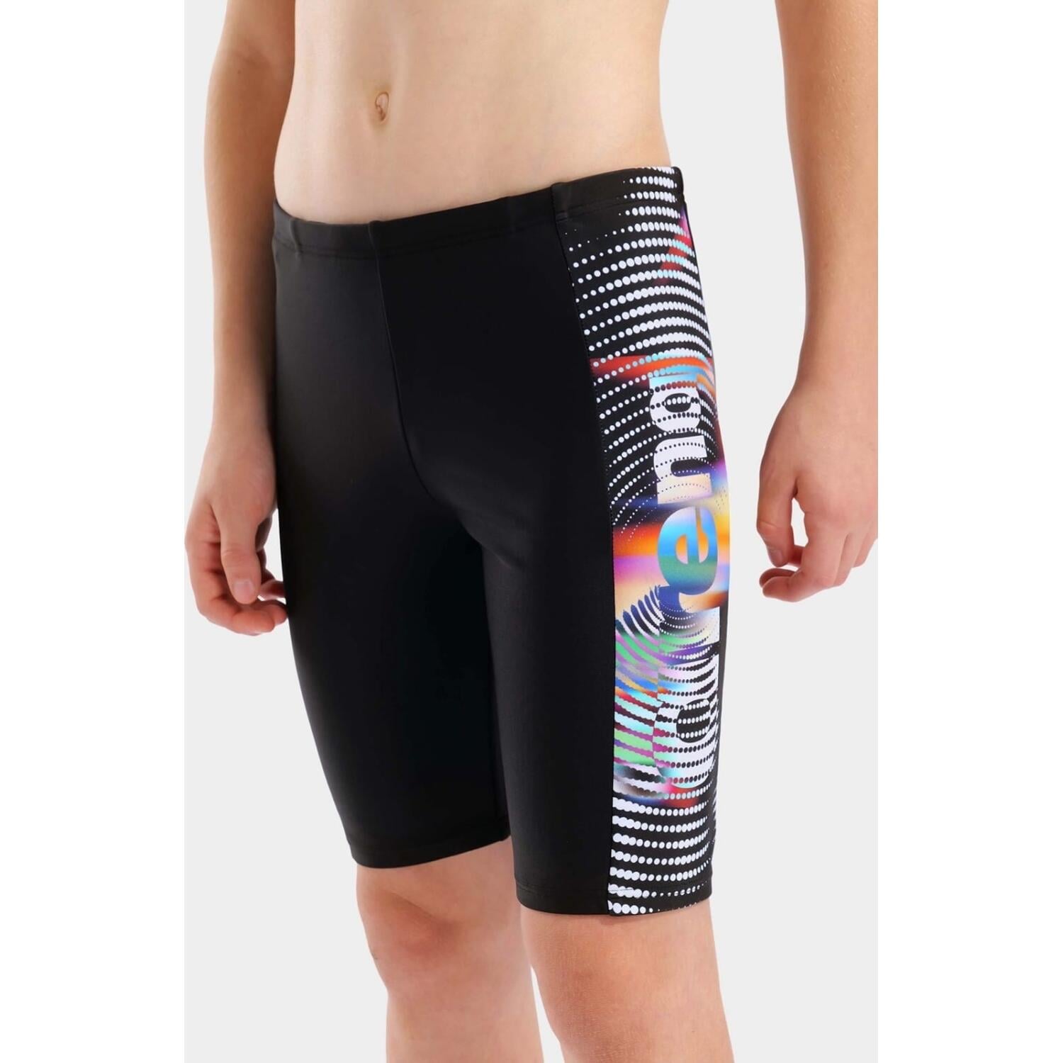 Плавки-джамеры детские Arena LIT LOGO SWIM JAMMER 152 см Черный (010693-550) - фото 6