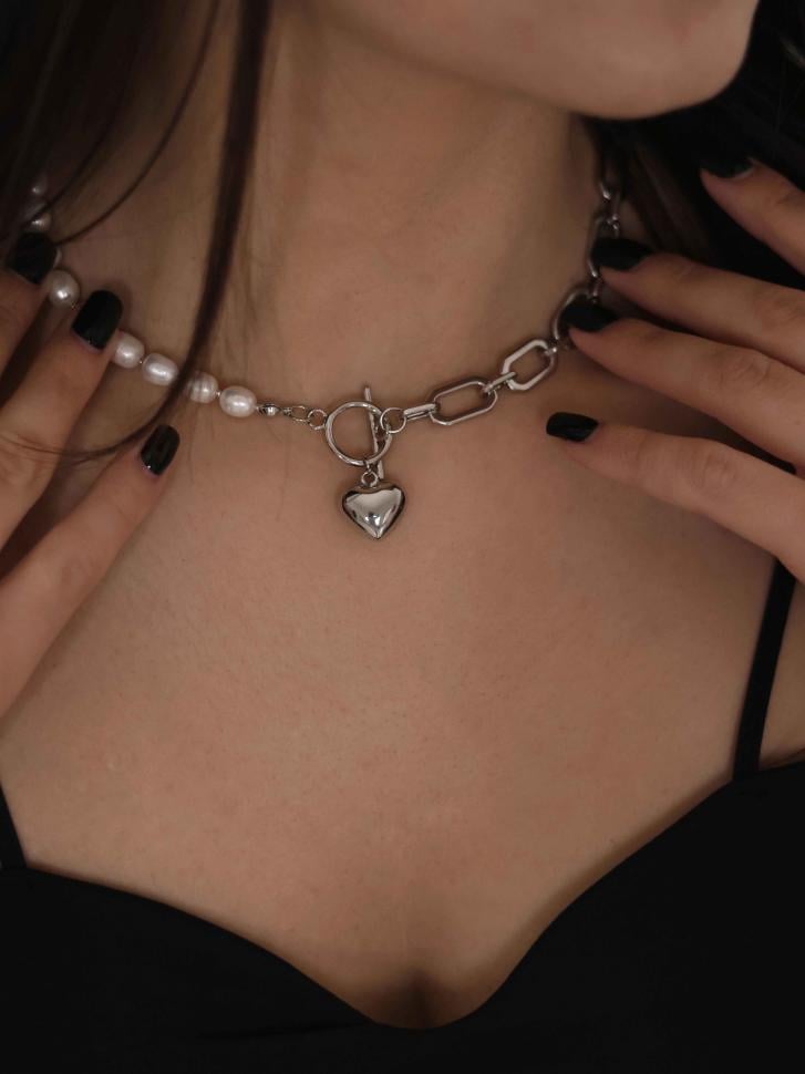 Ланцюг масивний на шию біжутерія (4819)