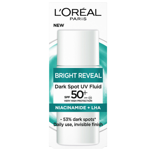 Флюїд для обличчя Loreal Paris Bright Reveal проти пігментних плям SPF 50+ 50 мл (3600524122645)