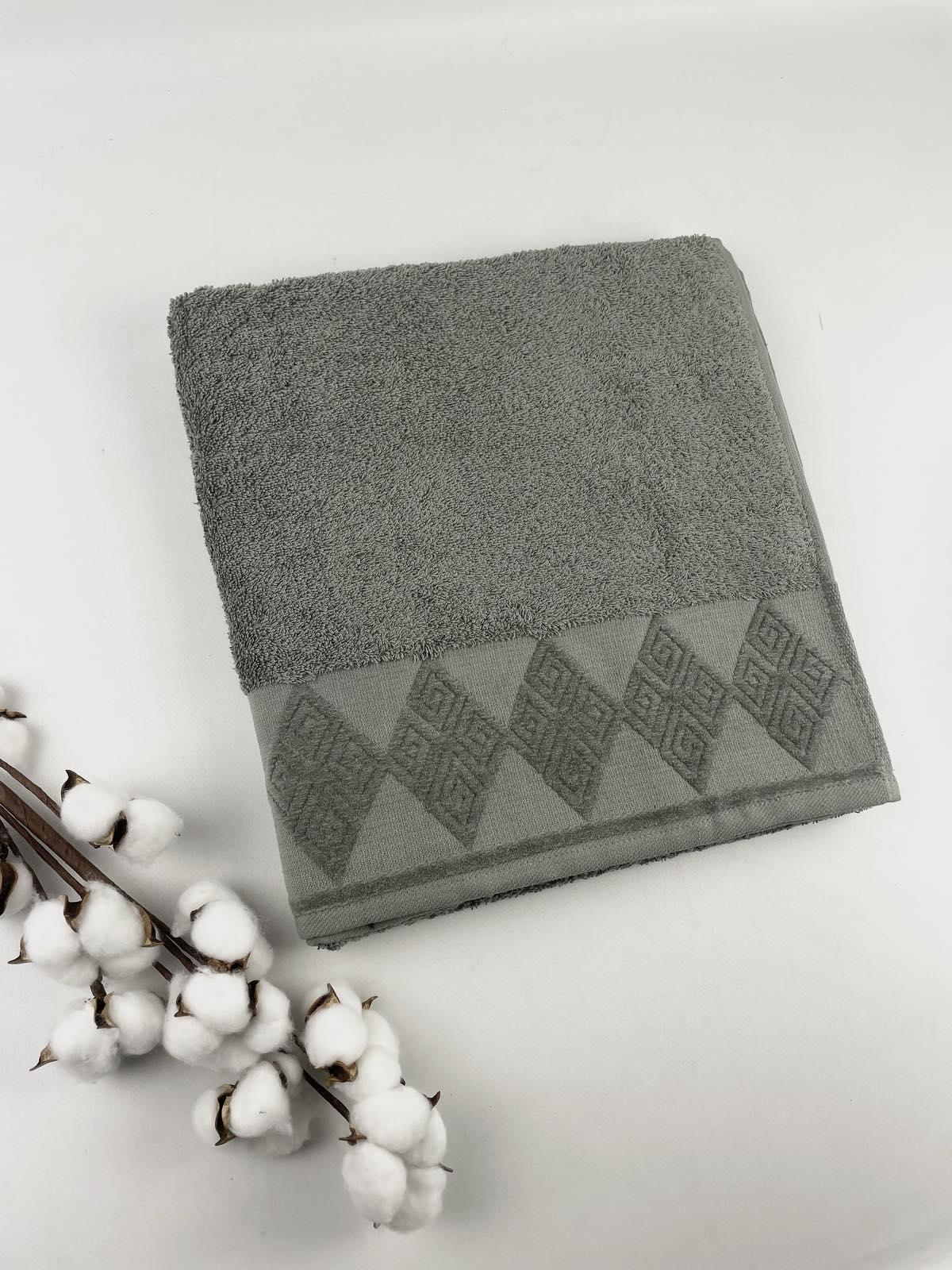 Рушник AE Dar 70х140 см Сірий (CN37524) - фото 1 Рушник AE Dar 70х140 см Сірий (CN37524) - фото 1