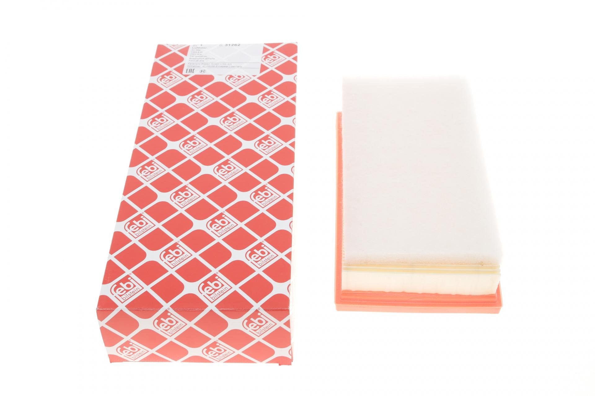 Фильтр воздушный FEBI BILSTEIN для Fiat Scudo/Citroen Jumpy/Peugeot Expert 1,6JTD/HDi 07-/Citroen C5 1,6HDRi 04- (31262)