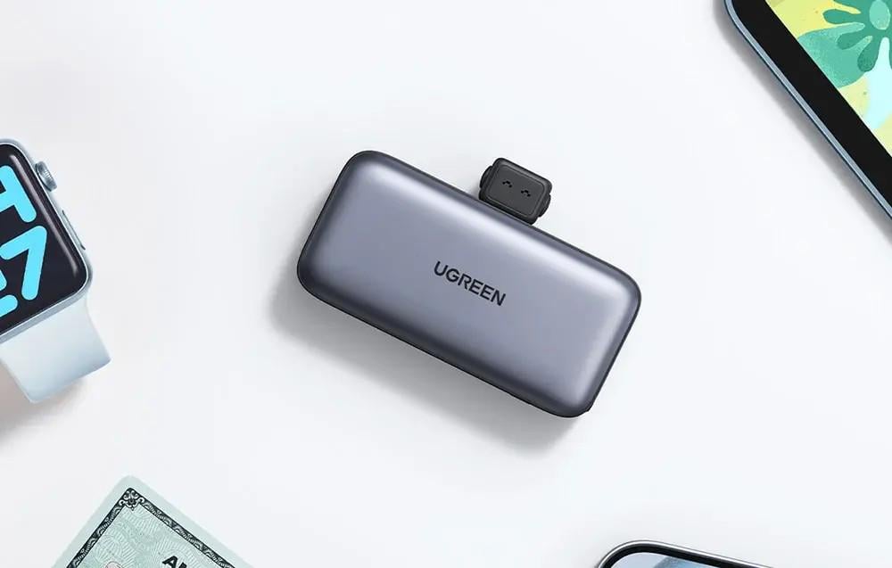 Повербанк Ugreen PB503 5000 mAh 22,5W Gray (614659) - фото 3 Повербанк Ugreen PB503 5000 mAh 22,5W Gray (614659) - фото 3