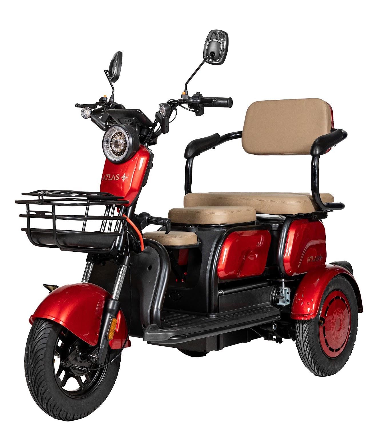 Электроскутер ATLAS Elegant Trike 800W Red (4017)