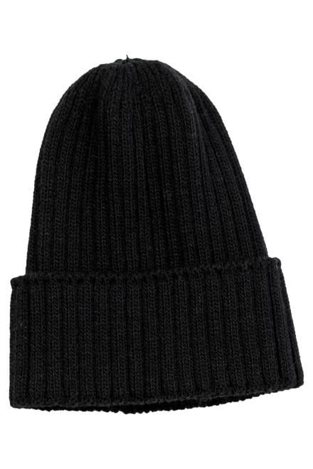 Шапка в'язана тепла ARTKNIT WOOL Чорний (38231)