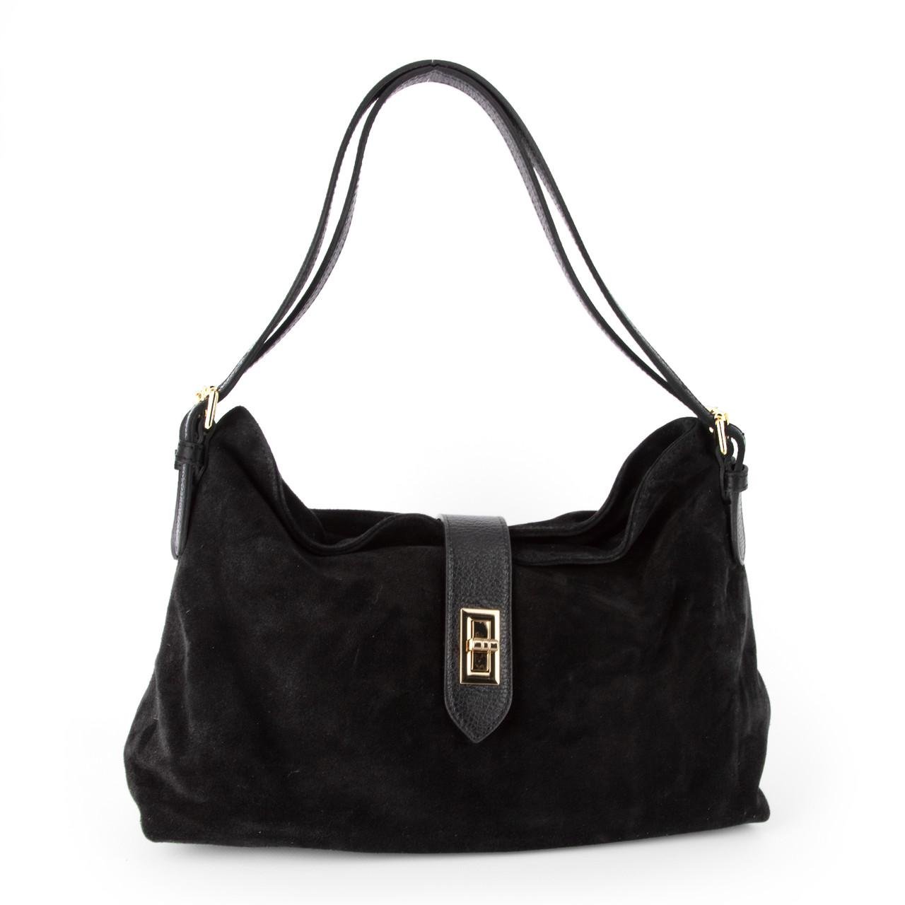 Сумка женская Virginia Conti замшевая (04034) Черный