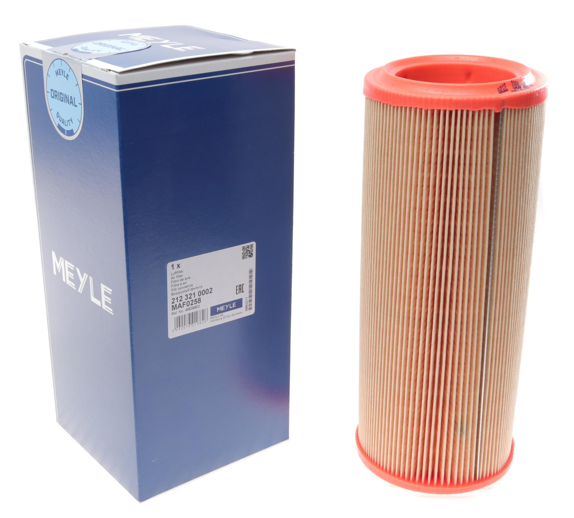 Фільтр повітряний Meyle для Fiat Doblo 1,6i/1,9D/JTD 01- (212 321 0002)