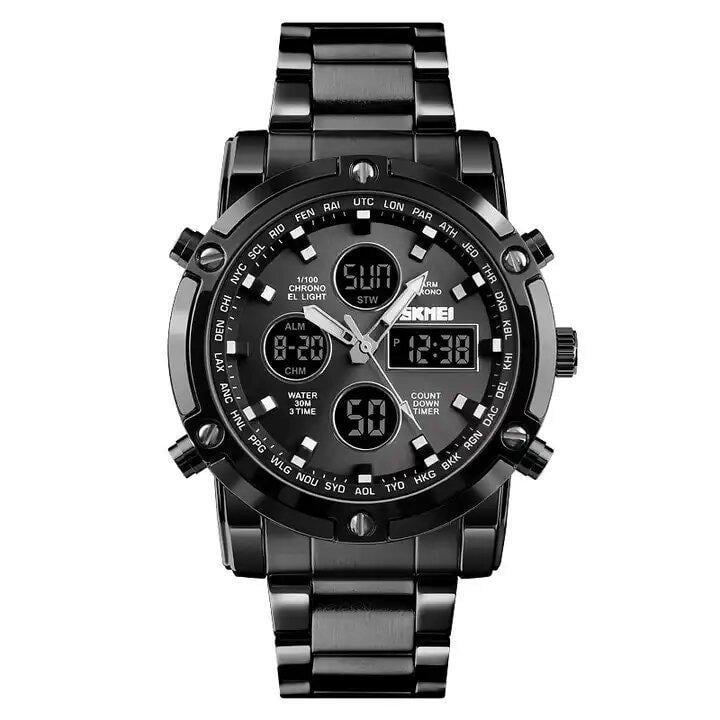 Часы Skmei мужские наручные 1389BK watch Black (12323)