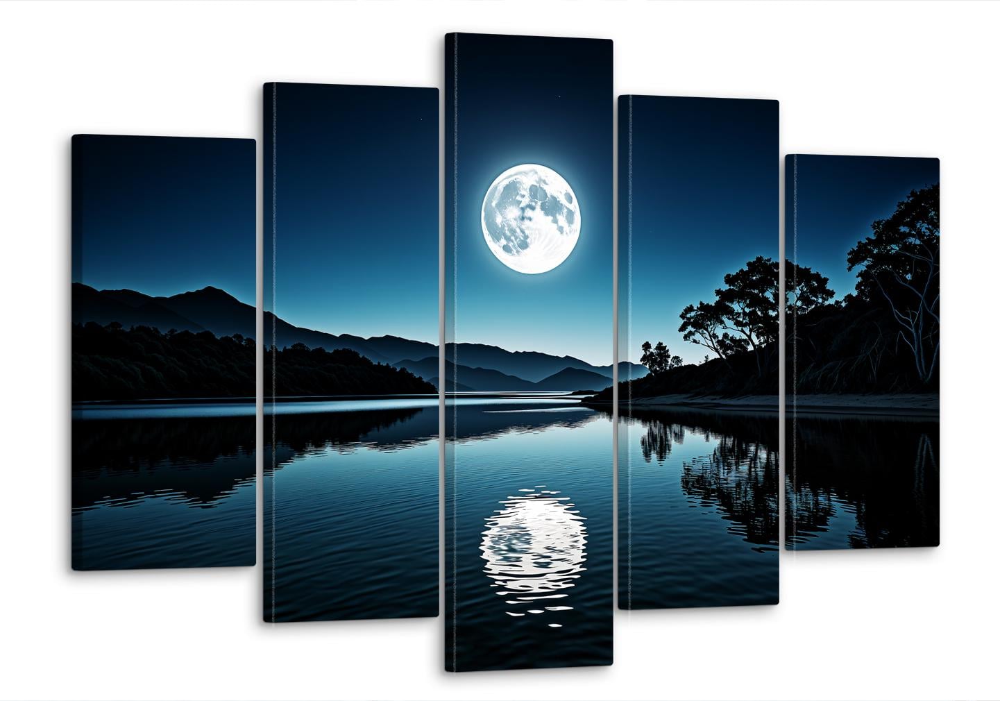 Картина модульная MAKO лунная ночь 80x125 см (MK50506)