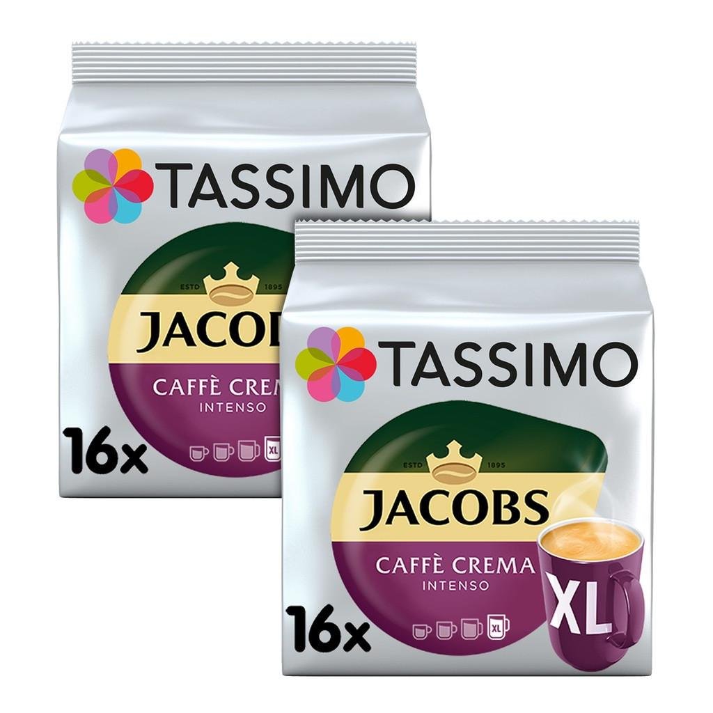 Набор кофе в капсулах Tassimo Jacobs Caffe Crema Intenso XL 32 Кофе в капсулах