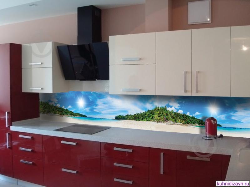 Кухонный фартук Zatarga Релакс 650 х 2500 мм Голубой (Z180107/1)