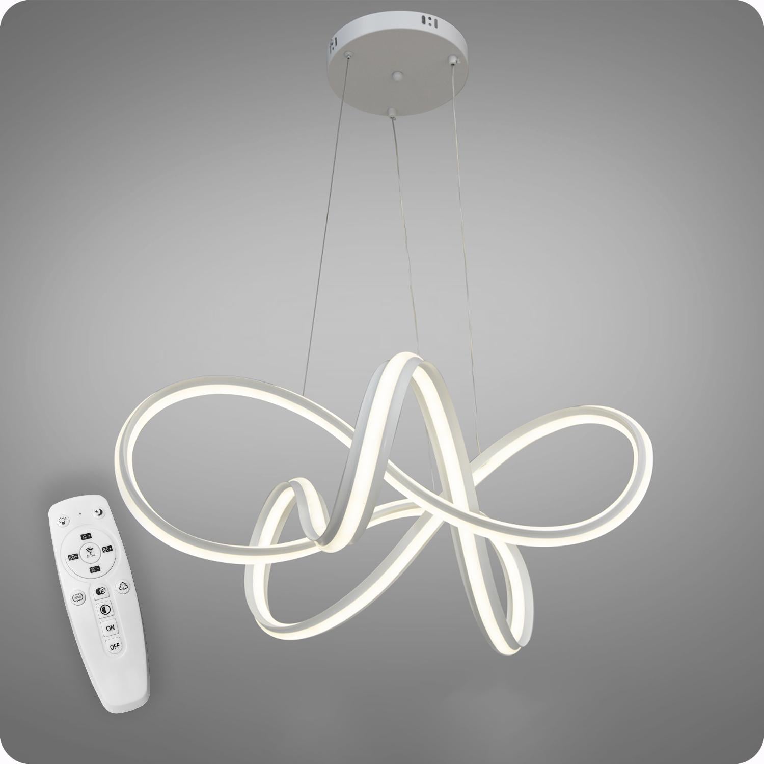 Люстра подвесная 517 Dlight 3color с пультом 180 Вт Белый (02003)