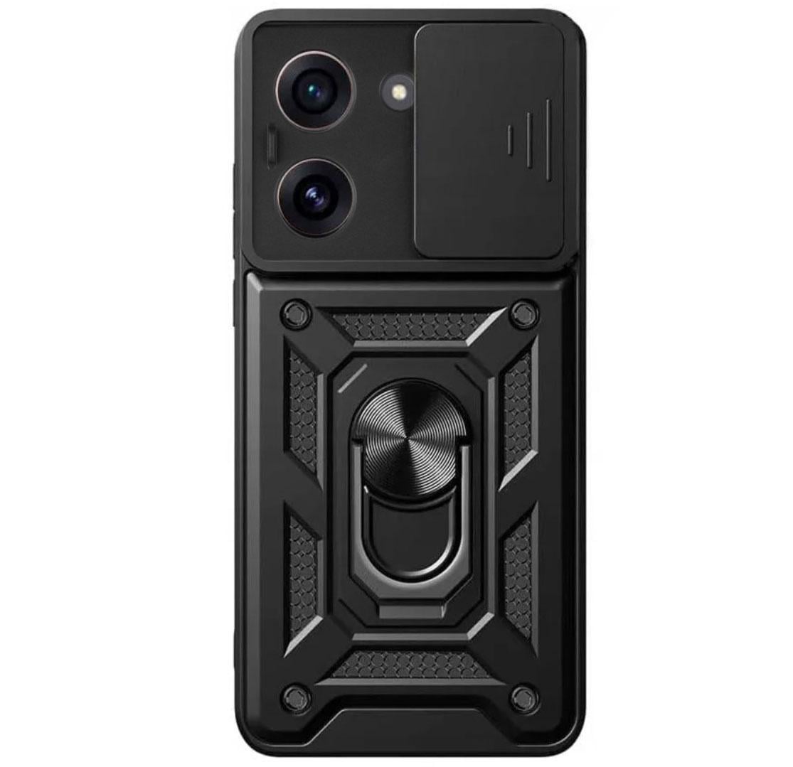 Чохол Primo Shockproof для Xiaomi Redmi A5 протиударний з підставкою та шторкою для камери Black (35369933)