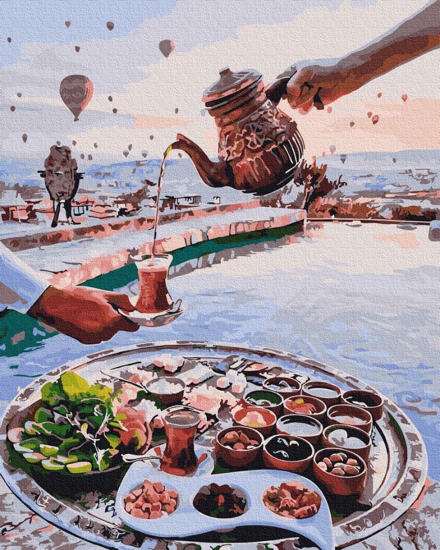 Картина по номерам Brushme GX26567 Турецкое чаепитие 40x50 см (1316471269)