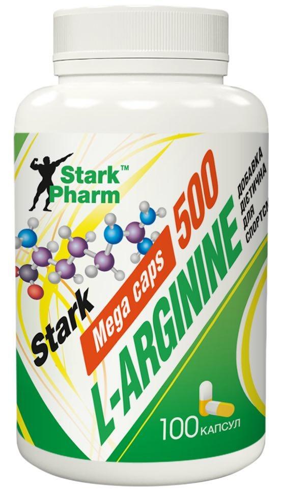 Амінокислота Stark Pharm L-Arginine 500 мг 100 капсул