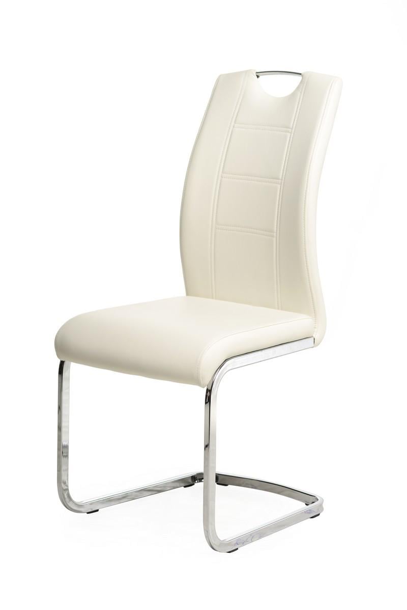 Стул обеденный Ветро Мебель S-110 1000х435х585 искусственная кожа/сталь Белый/Серебристый Стул обеденный Ветро Мебель S-110 1000х435х585 искусственная кожа/сталь Белый/Серебристый