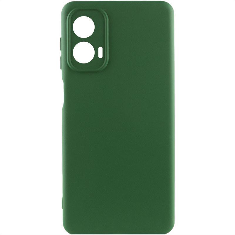 Протиударний чохол Silicone Cover Lakshmi Full Camera (AA) для Motorola Moto G85 Зелений / Dark Green