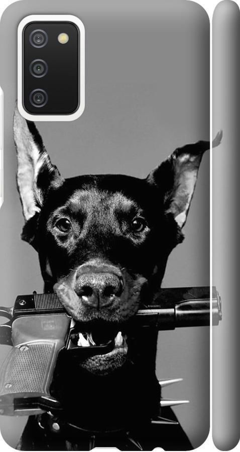 Чехол на Samsung Galaxy A02s A025F Доберман (2745m-2203-42517)