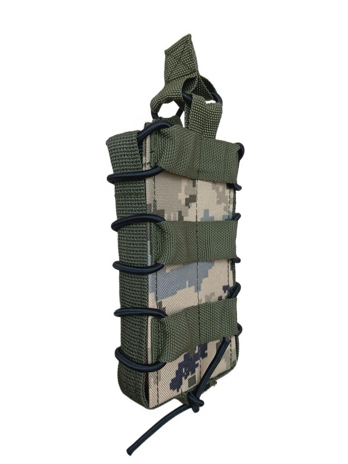 Подсумок каркасный для магазина АК открытый одинарный Пиксель (23563061)