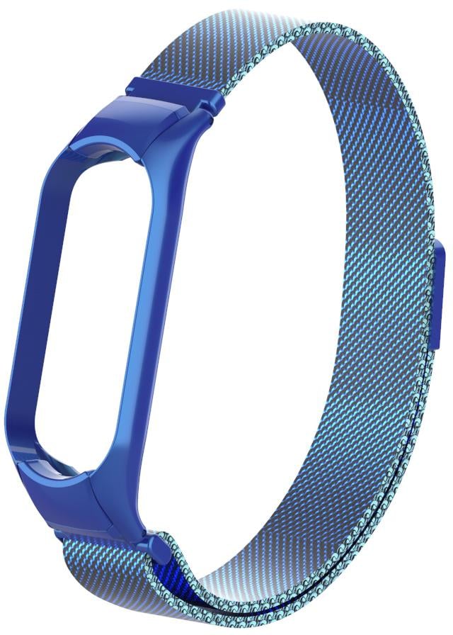 Ремінець Міланська петля Milano Mesh для Mi Band 5/6 Blue (15945-28)