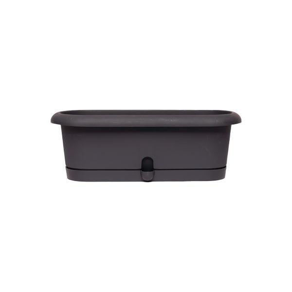 Горшок для кактусов Form-Plastic LOTOS-30 2 л Антрацитовый