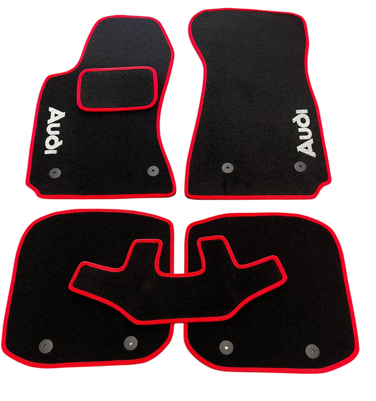 Килимки в салон ворсові для Audi A4 B5 1994-2001 5 шт. Чорний (27327258)