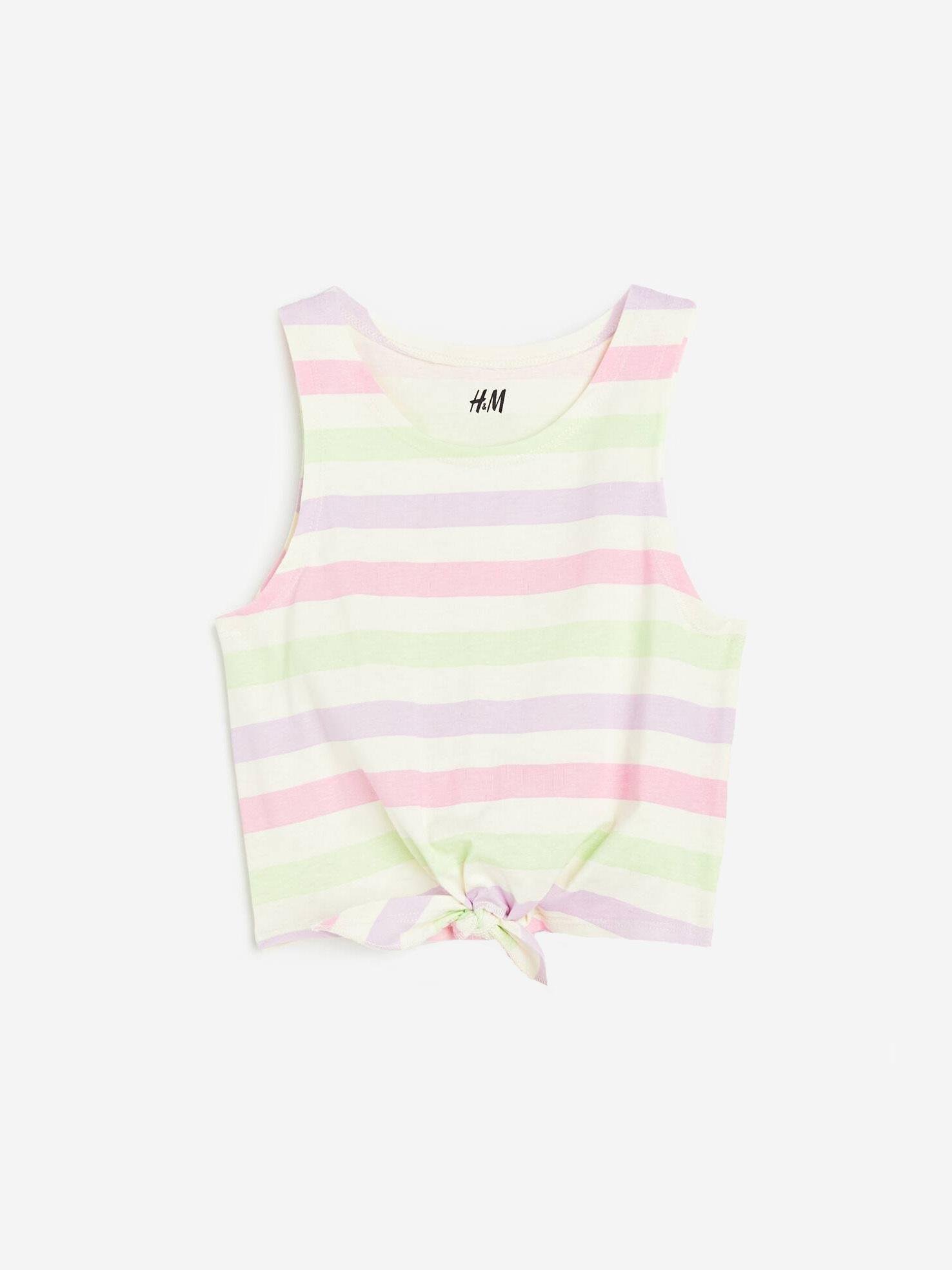 Майка H&M р. 128 см Кремовий/Рожевий (A25099529151)