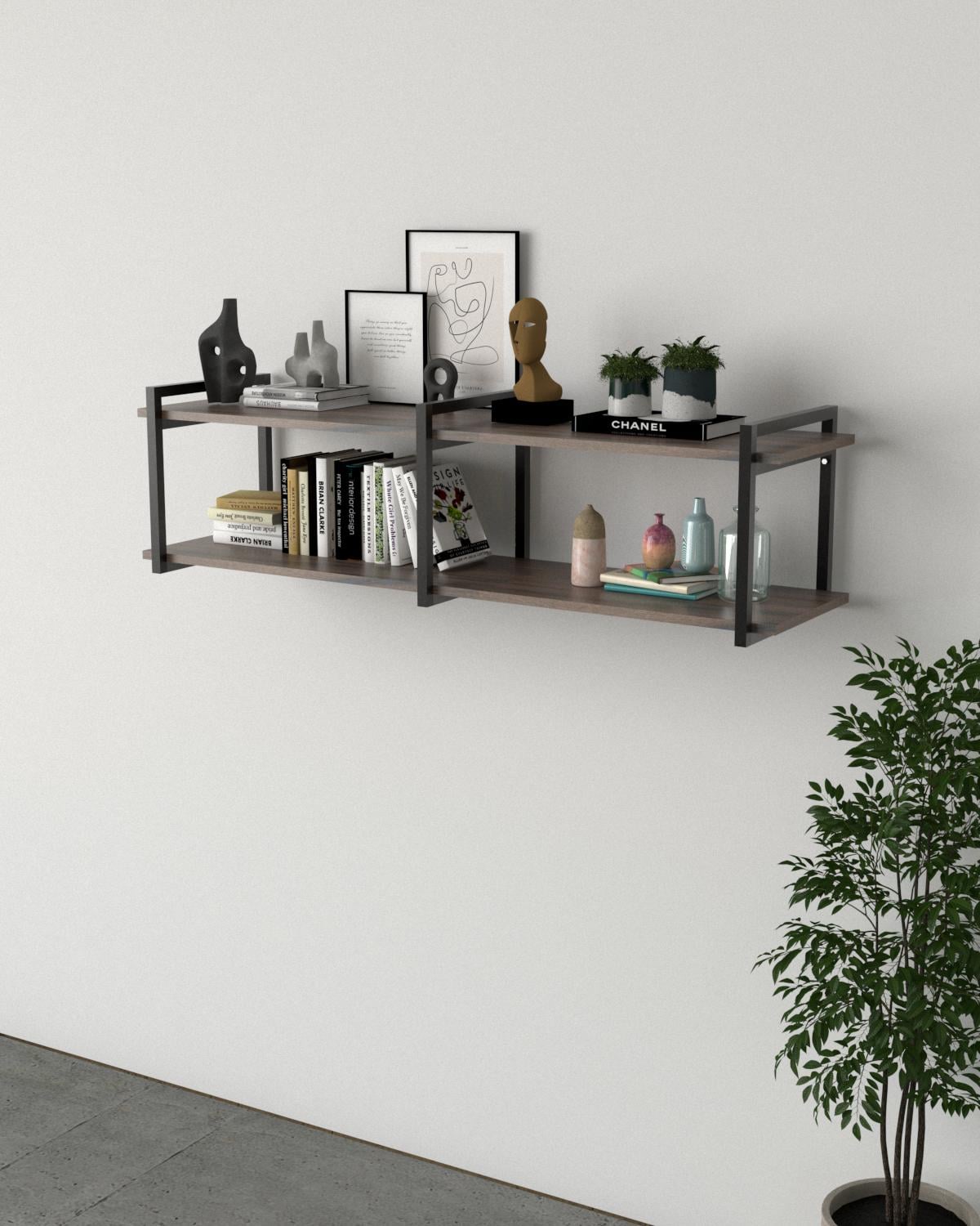 Полка настенная EcoLoft Верония DSP-1379-8 в стиле лофт Ливорно (32175523)