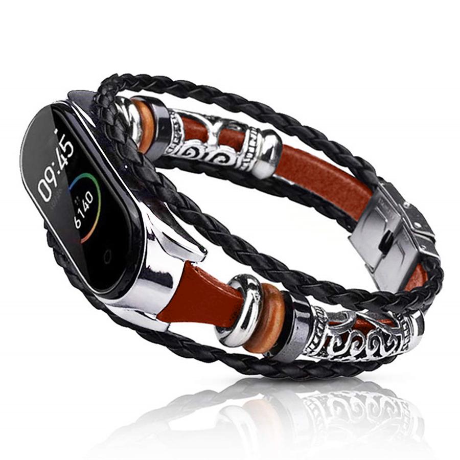 Ремінець Jewellery Band BeCover для Xiaomi Mi Smart Band 5/Xiaomi Mi Smart Band 6 Orange/Silver (705914)