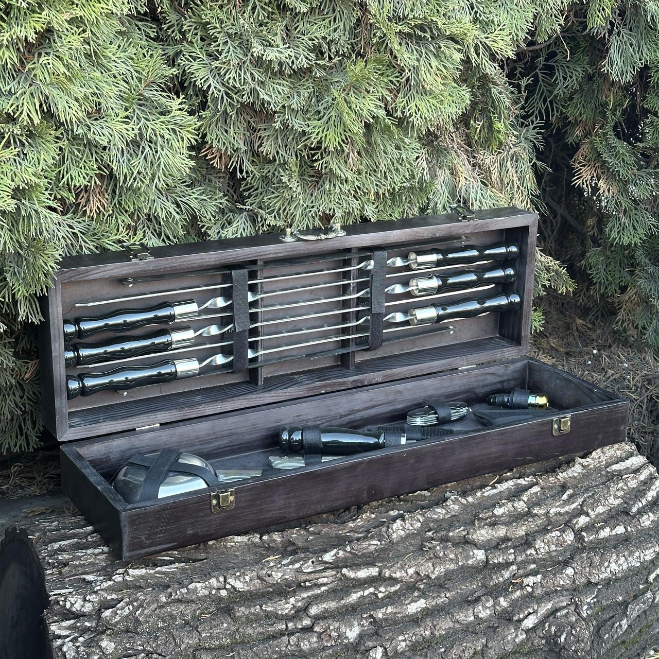 Набор подарочный для барбекю Mzavod Гетман Черный (27728832) - фото 5 Набор подарочный для барбекю Mzavod Гетман Черный (27728832) - фото 5