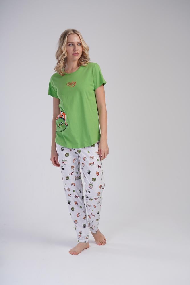 Пижама Vienetta 310003x40 женская M Зеленый