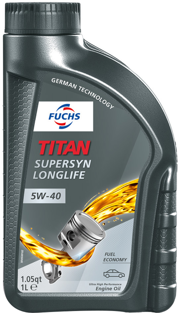 Мастило синтетичне Titan 5W-40 SuperSyn 1 л (5874865)