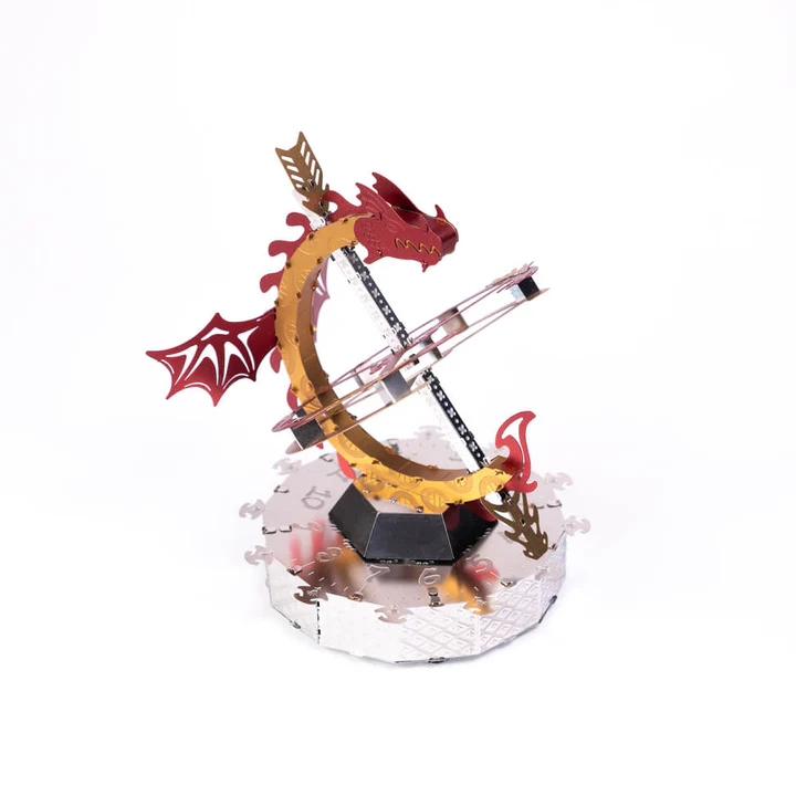 Конструктор METAL-TIME Sun Chaser Dragon Stand Clock MT025 модель колекційна (3032562)