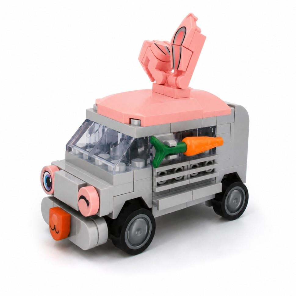 Конструктор Bunny Bus BB121E-A серии Animal Bus 104 дет.
