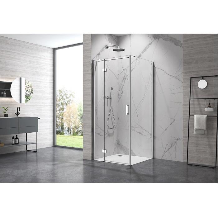 Душевая кабина Armaform Werra квадратная 90x90x195 см стекло прозрачное 6 мм без поддона Хромированный (111-40095)