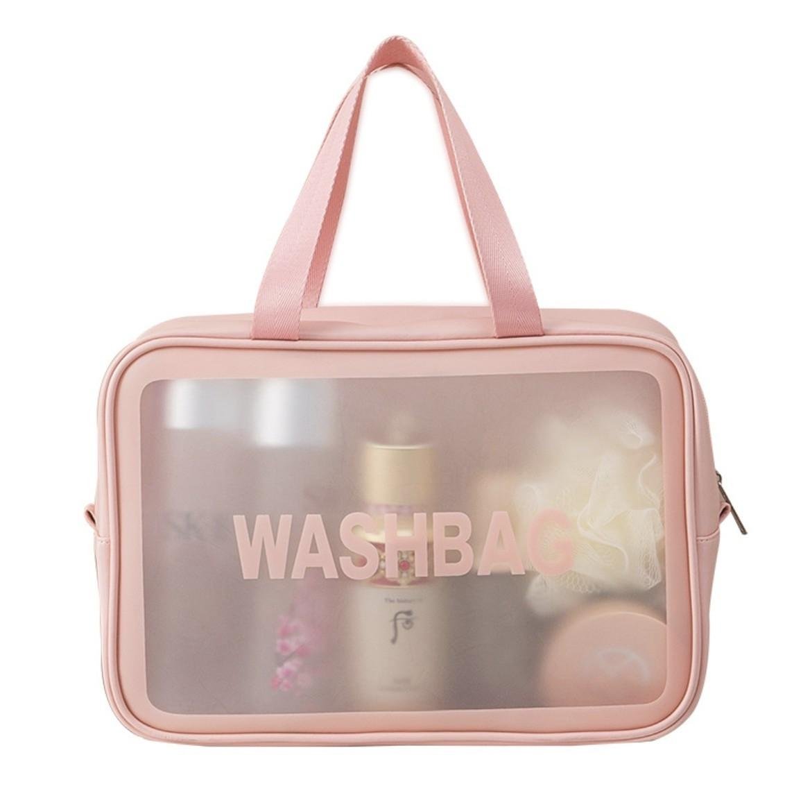 Органайзер WASHBAG с двумя ручками Розовый