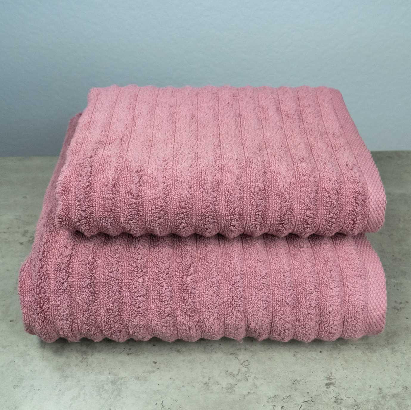 Набор полотенец GM Textile Зеро Твист 2 шт. 50x90 см/70x140 см Пудровый (550-2k-zt-pudra)