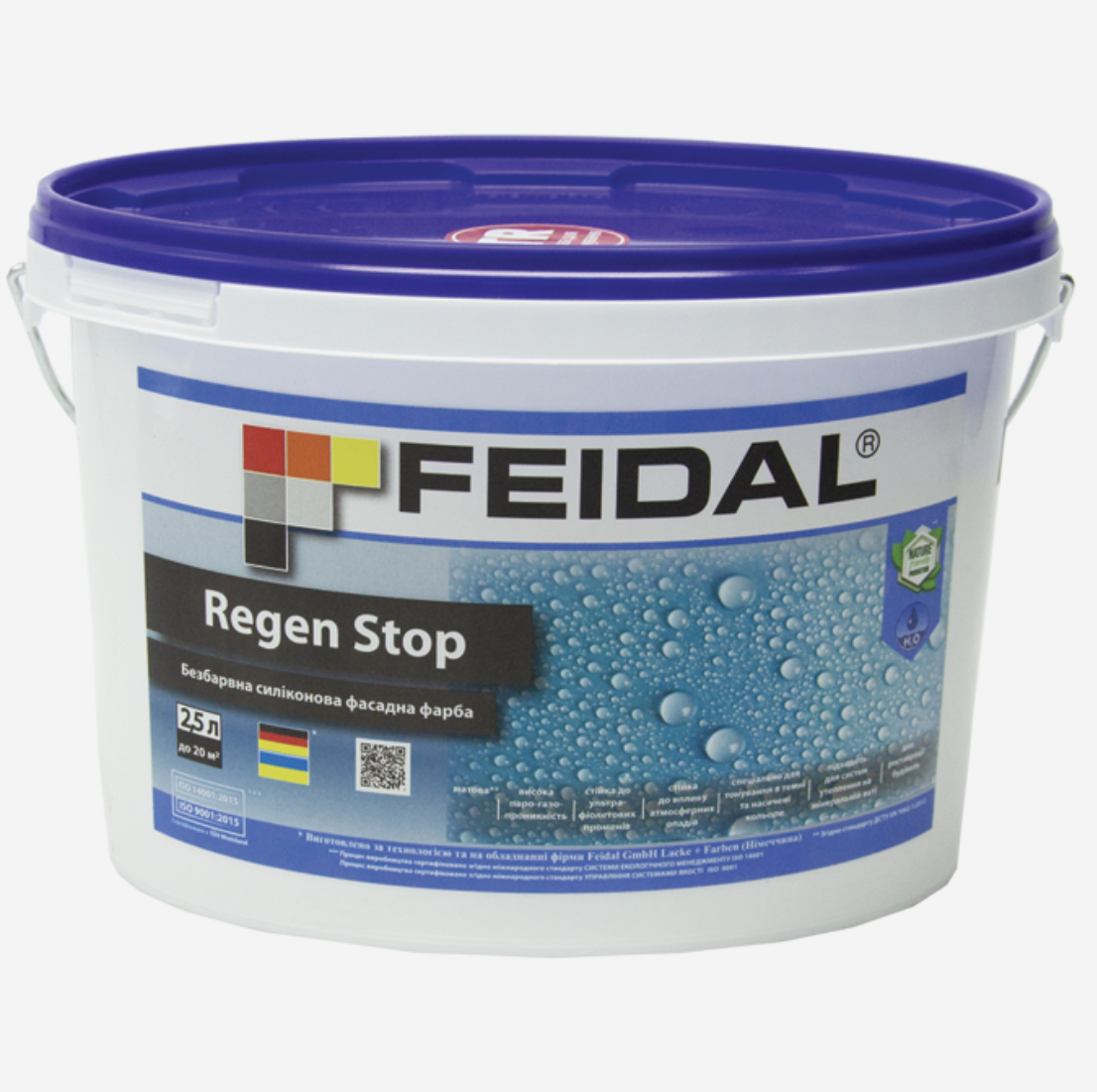 Краска Feidal Regen Stop бесцветная 2,5 л (27581978) - фото 1 Краска Feidal Regen Stop бесцветная 2,5 л (27581978) - фото 1